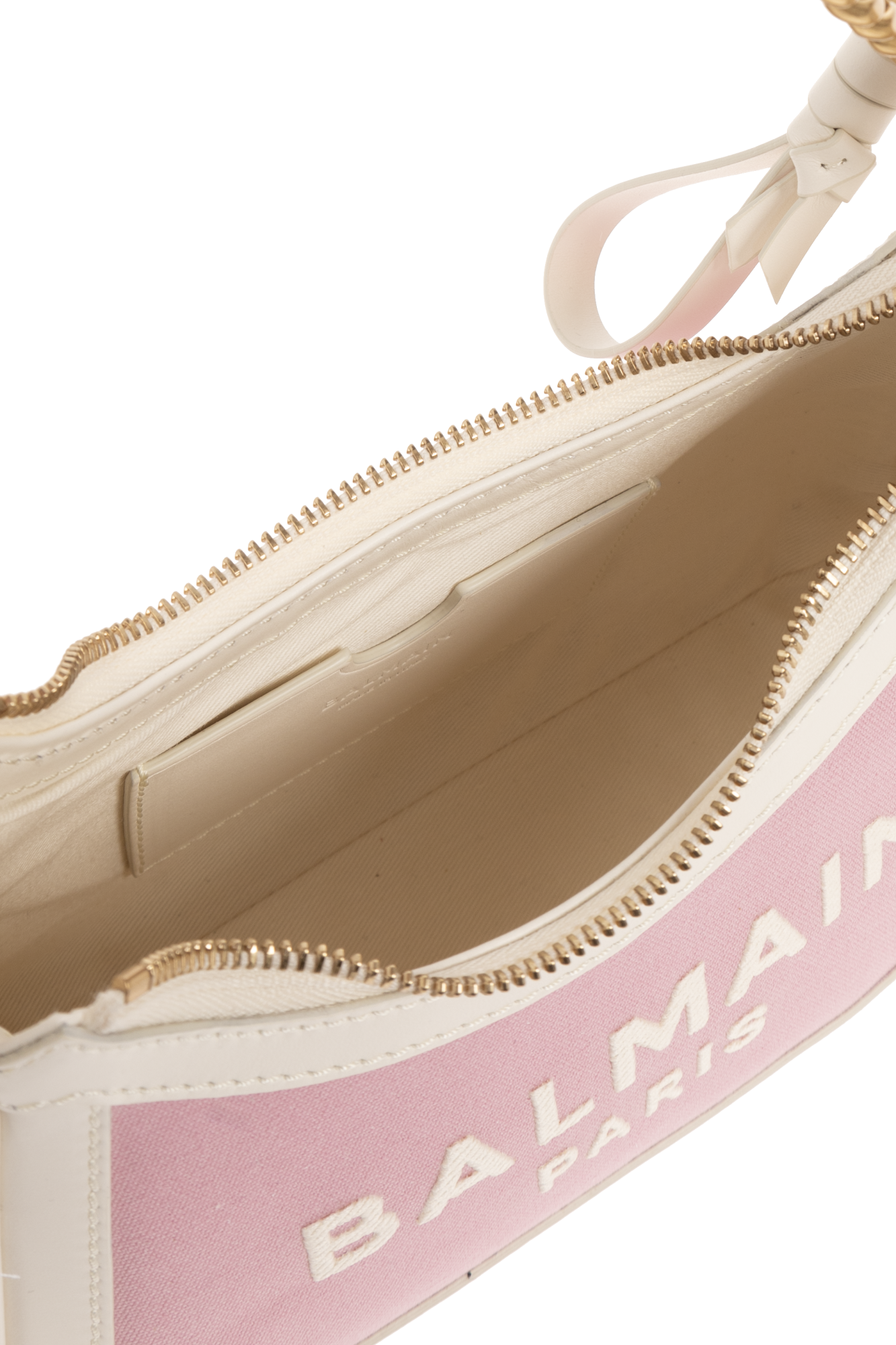 Balmain mules i jacquard med monogram - Pink 'B